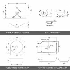 Emily 600mm Floorstanding 2 Drawer Unit In Natural Oak And Alana 460mm Countertop Basin 26 Emily 600mm Floorstanding 2 Drawer Unit In Natural Oak And Alana 460mm Countertop Basin -TAP WAREHOUSE Shop drench emily basin selection 600mm unit tech overlay 3