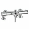 Jasmine Thermostatic Bath Shower Mixer 1 Jasmine Thermostatic Bath Shower Mixer -TAP WAREHOUSE Shop drench jasmine thermostatic bath shower mixer