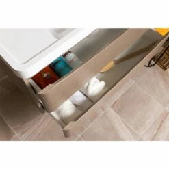 Maia 1200mm Wall Mounted Gloss White Vanity Unit & Opal White Glass Double Basin 22 Maia 1200mm Wall Mounted Gloss White Vanity Unit & Opal White Glass Double Basin -TAP WAREHOUSE Shop drench maia 1200mm light oak drawers