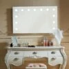 Marilyn Hollywood LED Mirror With Demister Pad & Dimmer Switch - W1200mm -TAP WAREHOUSE Shop drench marilyn hollywood demisting led mirror