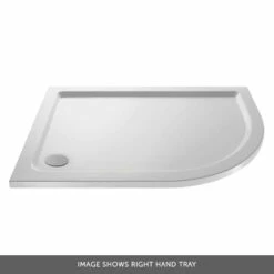 Drench MineralStone Low Profile Quadrant & Offset Quadrant Shower Tray - 1000 X 900 - Left Hand -TAP WAREHOUSE Shop drench mineralstone low profile right