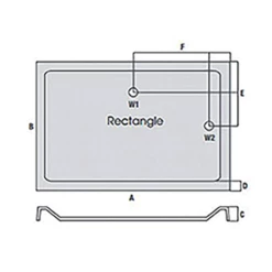 Drench MineralStone 40mm Low Profile Rectangular Shower Tray - 1700x800 9 Drench MineralStone 40mm Low Profile Rectangular Shower Tray - 1700x800 -TAP WAREHOUSE Shop drench mineralstone rectangular shower tray design