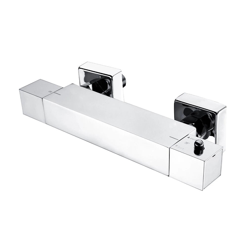 Leon Thermostatic Bar Shower Valve & Slide Rail Kit 4 Leon Thermostatic Bar Shower Valve & Slide Rail Kit - Image 2