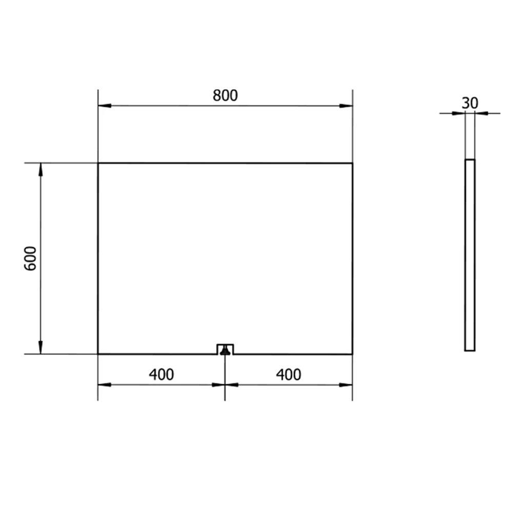 Drench Tileable Bath End Panel - 805 X 600mm 4 Drench Tileable Bath End Panel - 805 X 600mm - Image 2