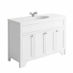 Butler & Rose Beatrice 1200mm Floorstanding Single Basin Vanity Unit - Spa Grey