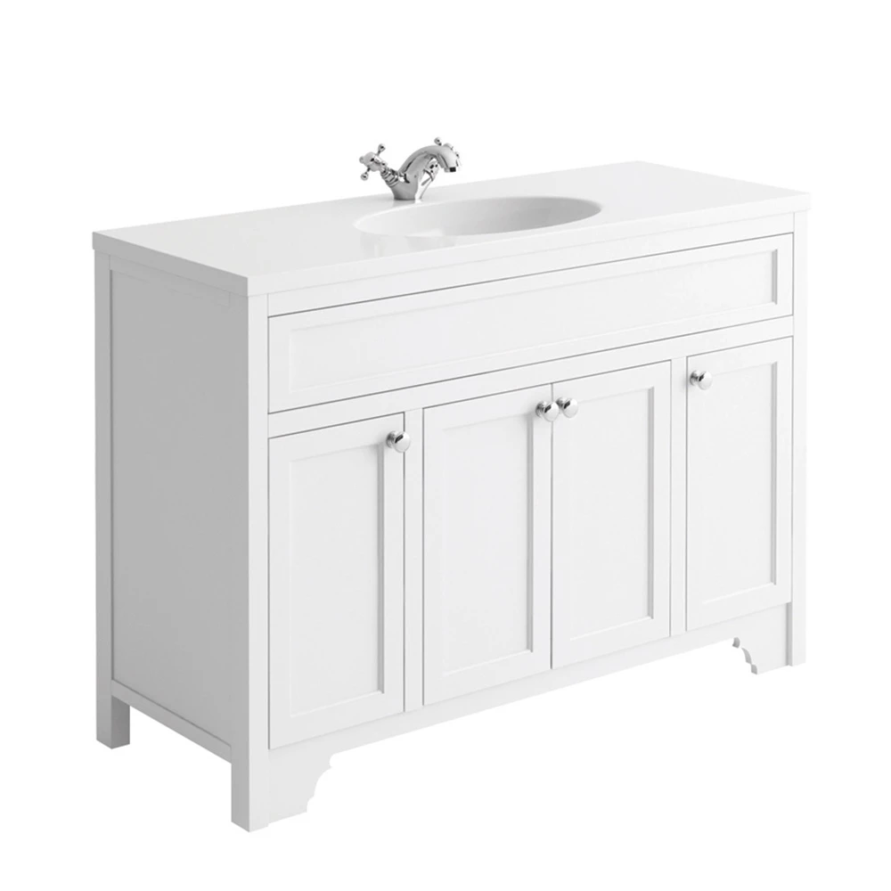 Butler & Rose Beatrice 1200mm Floorstanding Single Basin Vanity Unit - Spa Grey 3 Butler & Rose Beatrice 1200mm Floorstanding Single Basin Vanity Unit - Spa Grey