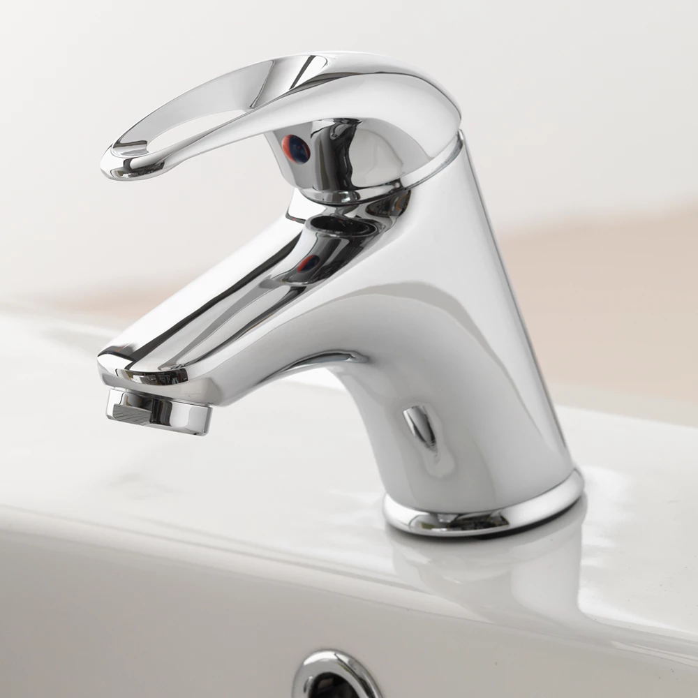 Vellamo Loop Basin Mixer With Clicker Waste 3 Vellamo Loop Basin Mixer With Clicker Waste