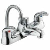 Vellamo Loop Bath Shower Mixer With Shower Kit 1 Vellamo Loop Bath Shower Mixer With Shower Kit -TAP WAREHOUSE Shop dvbsm