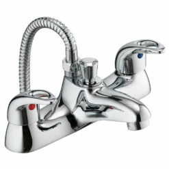 Vellamo Loop Bath Shower Mixer With Shower Kit