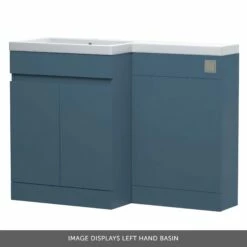 Dylan 1100mm Combination Right Hand Basin & Toilet Unit - Blue 20 Dylan 1100mm Combination Right Hand Basin & Toilet Unit - Blue -TAP WAREHOUSE Shop dylan 1100 combi unit left basin blue banner