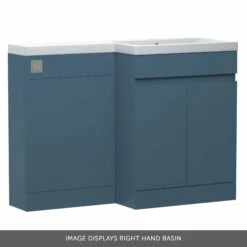 Dylan 1100mm Combination Right Hand Basin & Toilet Unit - Blue 21 Dylan 1100mm Combination Right Hand Basin & Toilet Unit - Blue -TAP WAREHOUSE Shop dylan 1100 combi unit right basin blue banner
