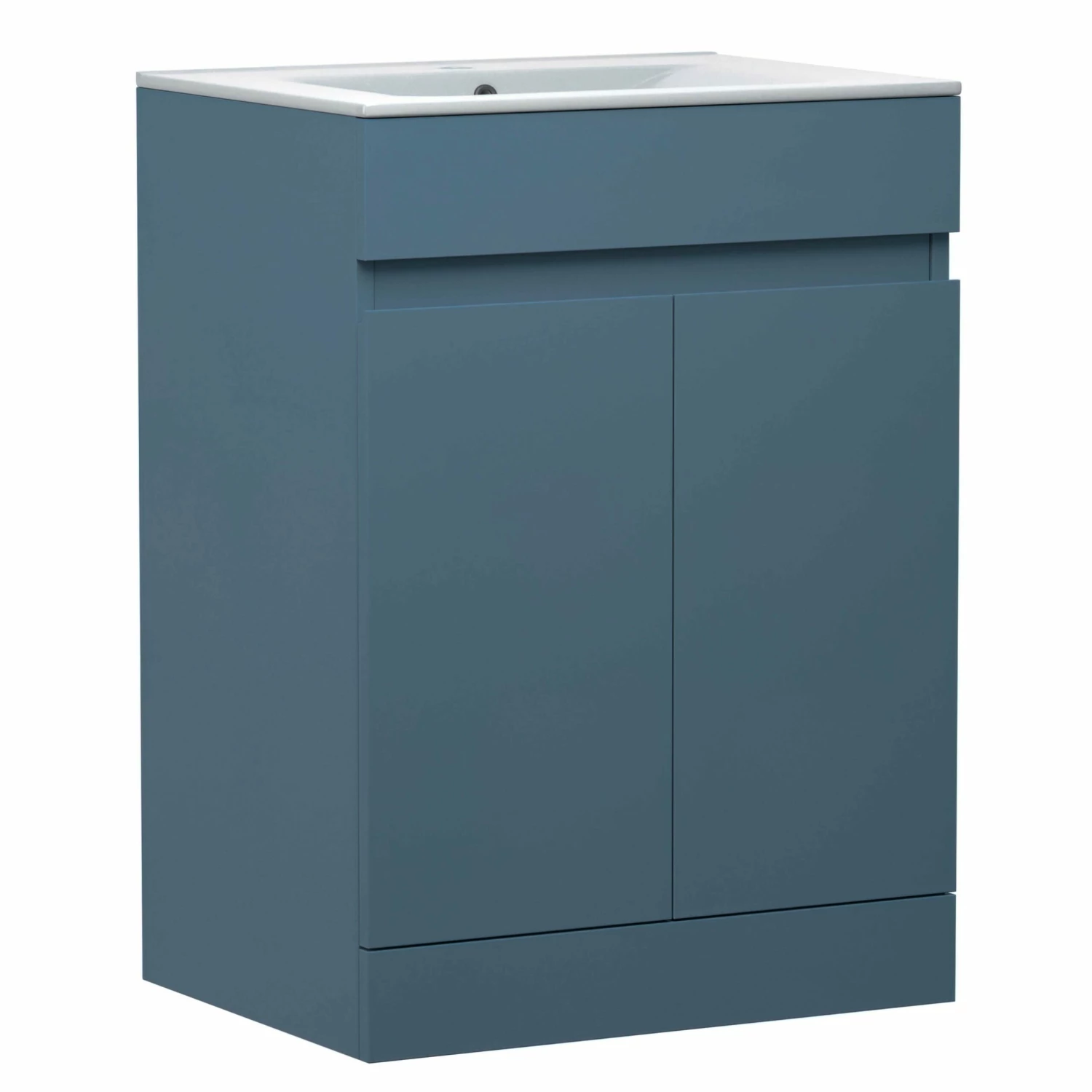 Dylan 600mm Floorstanding Vanity Unit & Basin - Blue 15 Dylan 600mm Floorstanding Vanity Unit & Basin - Blue - Image 13