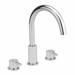 Sagittarius Ergo 3 Hole Bath Filler With Swivel Spout