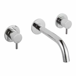 Sagittarius Ergo Wall Mounted 3 Hole Basin Mixer