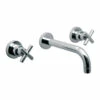 Vado Elements Water Wall Mounted 3 Hole Bath Filler With 200mm Spout -TAP WAREHOUSE Shop elw 126l