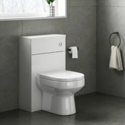 Emily 500mm WC Unit - Gloss White