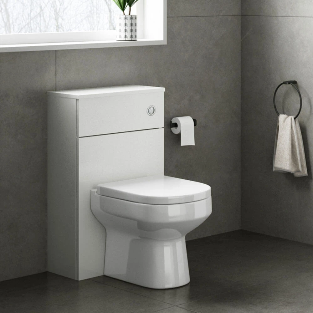 Emily 500mm WC Unit - Gloss White 3 Emily 500mm WC Unit - Gloss White