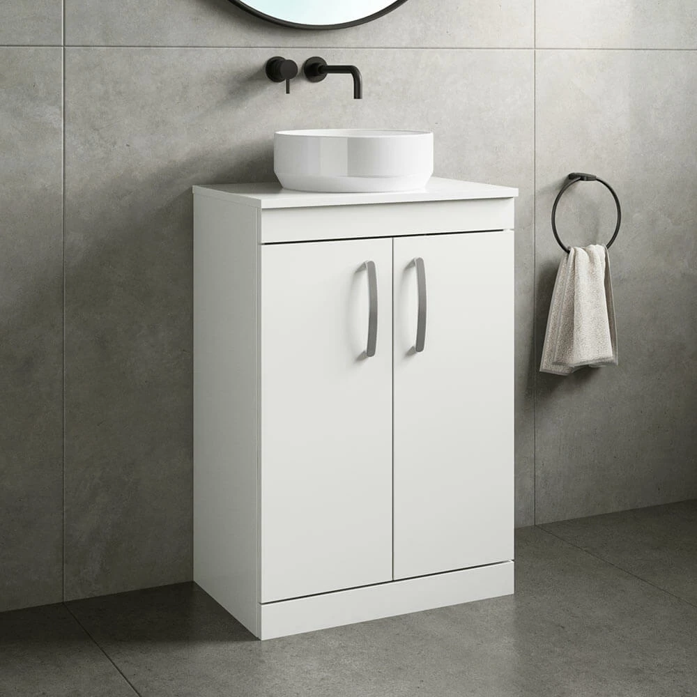 Emily 600mm Floorstanding Unit And Countertop - Natural Oak - 500mm Pura Countertop Basin 3 Emily 600mm Floorstanding Unit And Countertop - Natural Oak - 500mm Pura Countertop Basin