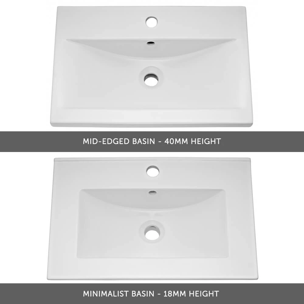 Emily 600mm Floorstanding Vanity Unit & Minimalist Basin - Natural Oak 9 Emily 600mm Floorstanding Vanity Unit & Minimalist Basin - Natural Oak - Image 7