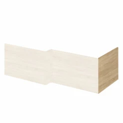Emily L-Shaped Square End Bath Panel - Gloss Grey Mist 12 Emily L-Shaped Square End Bath Panel - Gloss Grey Mist -TAP WAREHOUSE Shop emily end bath panel natural oak cutout