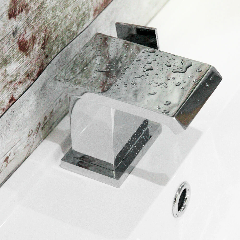 Vellamo Angel Waterfall Mono Basin Mixer With Clicker Waste 5 Vellamo Angel Waterfall Mono Basin Mixer With Clicker Waste - Image 3