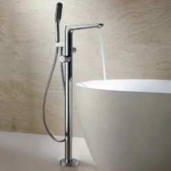 Flova Allore Thermostatic Floorstanding Bath Shower Mixer With Handset Kit