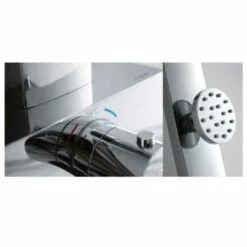 Flova Allore Thermostatic Shower Column With Handset, Body Jets & Overhead Shower 12 Flova Allore Thermostatic Shower Column With Handset, Body Jets & Overhead Shower -TAP WAREHOUSE Shop flova allore thermostatic shower column body jets altsp
