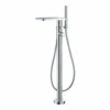 Flova Annecy Free Standing Waterfall Bath Shower Mixer Tap With Handset Kit -TAP WAREHOUSE Shop flova anfmbsm