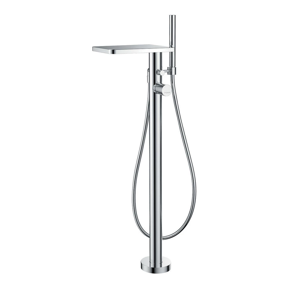 Flova Annecy Free Standing Waterfall Bath Shower Mixer Tap With Handset Kit 3 Flova Annecy Free Standing Waterfall Bath Shower Mixer Tap With Handset Kit