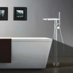 Flova Annecy Free Standing Waterfall Bath Shower Mixer Tap With Handset Kit 8 Flova Annecy Free Standing Waterfall Bath Shower Mixer Tap With Handset Kit -TAP WAREHOUSE Shop flova annecy free standing single lever waterfall bath shower mixer tap with handset kit hero anfmbsm