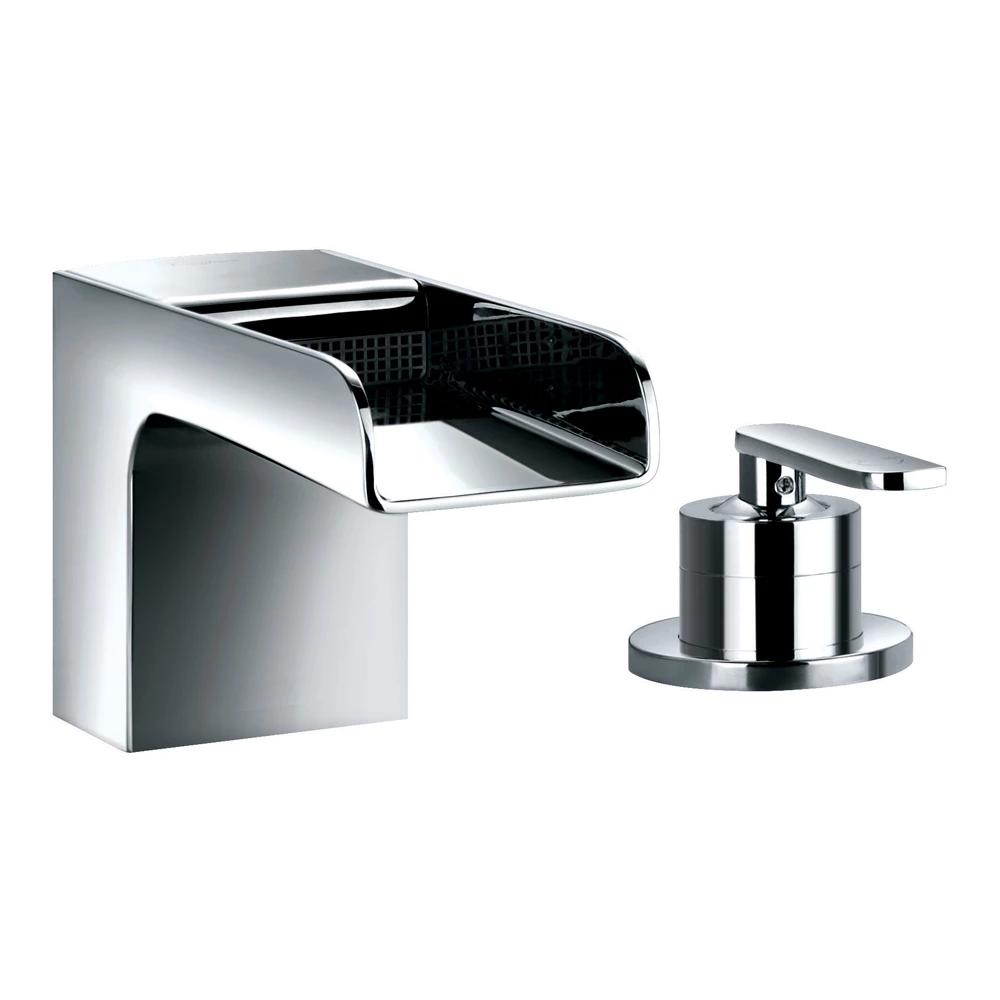 Flova Cascade 2 Hole Waterfall Bath Mixer Tap 4 Flova Cascade 2 Hole Waterfall Bath Mixer Tap - Image 2