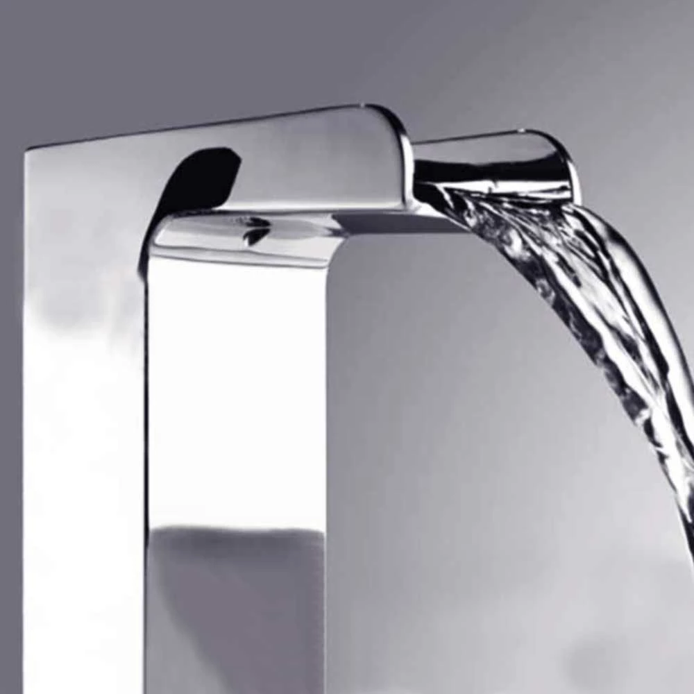 Flova Cascade Floor Standing Waterfall Bath Mixer Tap 4 Flova Cascade Floor Standing Waterfall Bath Mixer Tap - Image 2