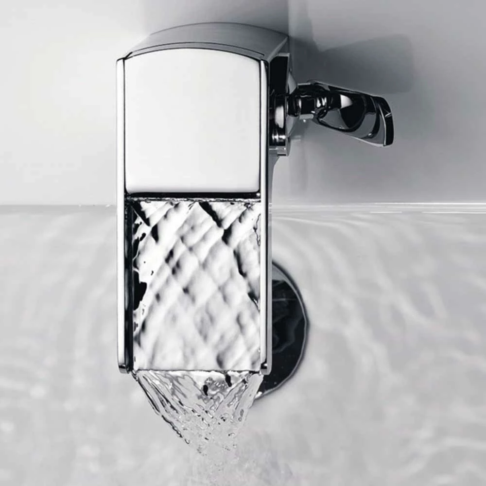 Flova Cascade Mid Height Waterfall Mono Basin Mixer With Clicker Waste 5 Flova Cascade Mid Height Waterfall Mono Basin Mixer With Clicker Waste - Image 3