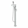 Flova Dekka Floorstanding Bath Shower Mixer With Handset 1 Flova Dekka Floorstanding Bath Shower Mixer With Handset -TAP WAREHOUSE Shop flova defmbsm