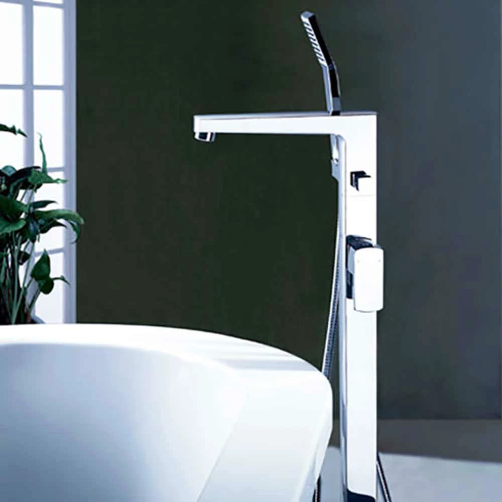 Flova Dekka Floorstanding Bath Shower Mixer With Handset 5 Flova Dekka Floorstanding Bath Shower Mixer With Handset - Image 3