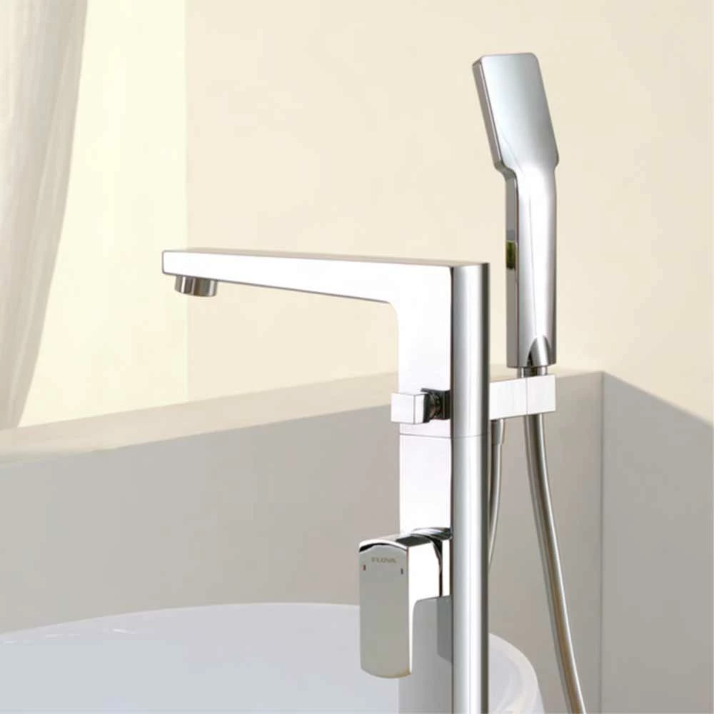 Flova Dekka Floorstanding Bath Shower Mixer With Handset 7 Flova Dekka Floorstanding Bath Shower Mixer With Handset - Image 5