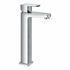 Flova Dekka Tall Mono Basin Mixer With Clicker Waste
