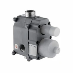 Flova Liberty Concealed Manual Mixer Valve With Overhead Shower & Slide Rail Kit - Chrome -TAP WAREHOUSE Shop flova easyfix manual smartbox 1