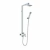Flova Essence Manual Shower Column With Handset, Overhead Shower & Diverter Bath Spout 2 Flova Essence Manual Shower Column With Handset, Overhead Shower & Diverter Bath Spout -TAP WAREHOUSE Shop flova esbsmrr