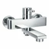 Flova Essence Wall Mounted Bath Shower Mixer With Diverter Spout 1 Flova Essence Wall Mounted Bath Shower Mixer With Diverter Spout -TAP WAREHOUSE Shop flova esbsmwm
