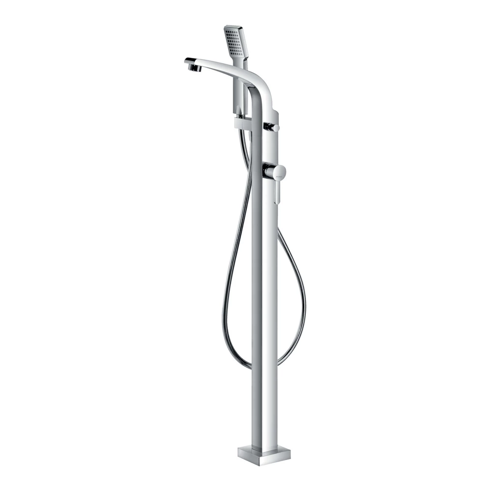 Flova Essence Floorstanding Bath Shower Mixer With Handset 3 Flova Essence Floorstanding Bath Shower Mixer With Handset