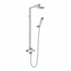 Flova Essence Manual Exposed Shower Column With Overhead Shower & Handset Kit 1 Flova Essence Manual Exposed Shower Column With Overhead Shower & Handset Kit -TAP WAREHOUSE Shop flova esmshvrr