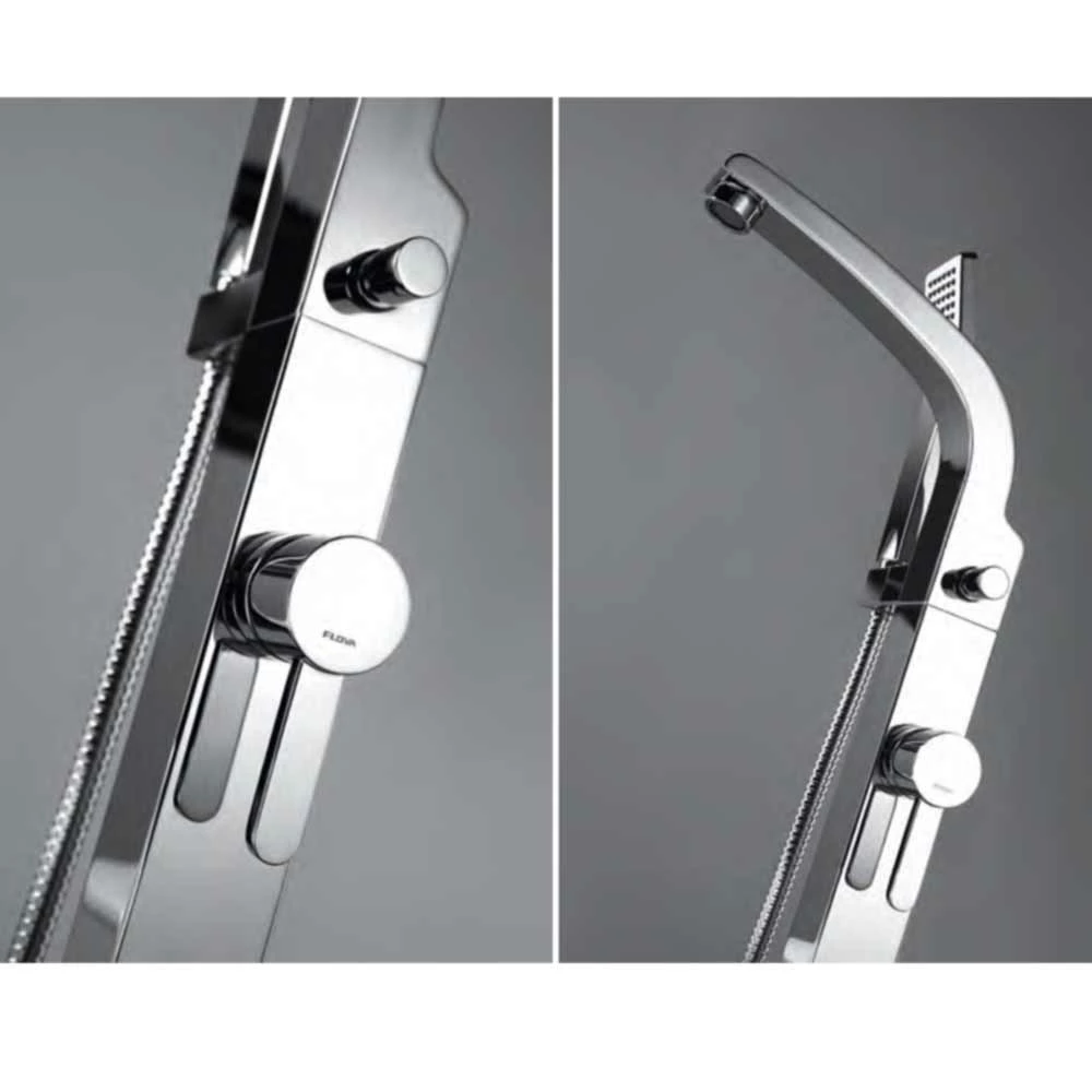 Flova Essence Floorstanding Bath Shower Mixer With Handset 5 Flova Essence Floorstanding Bath Shower Mixer With Handset - Image 3