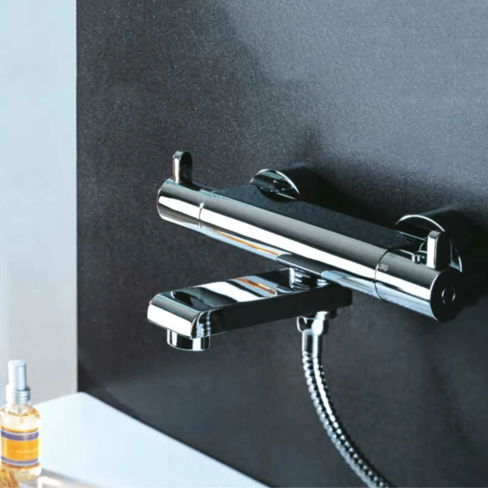 Flova Essence Exposed Thermostatic Bath & Shower Mixer With Diverter Spout 7 Flova Essence Exposed Thermostatic Bath & Shower Mixer With Diverter Spout - Image 5