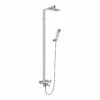 Flova Essence Thermostatic Shower Column With Handset, Overhead Shower & Diverter Bath Spout -TAP WAREHOUSE Shop flova estbsmrr