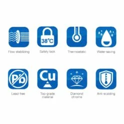 Flova XL Thermostatic Shower Column With Overhead Shower, Handset Kit & Body Jets 12 Flova XL Thermostatic Shower Column With Overhead Shower, Handset Kit & Body Jets -TAP WAREHOUSE Shop flova levo exposed thermostatic wall mounted bath shower mixer features lvtbsmwm 3