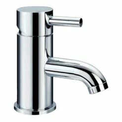 Flova Levo Small Mono Basin Mixer With Clicker Waste