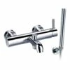 Flova Levo Wall Mounted Single Lever Bath Shower Mixer With Handset Kit 2 Flova Levo Wall Mounted Single Lever Bath Shower Mixer With Handset Kit -TAP WAREHOUSE Shop flova levo wall mounted single lever bath shower mixer with handset kit lvslbsm