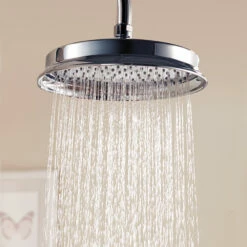 Flova Liberty Concealed Manual Mixer Valve With Ceiling Mounted Rainshower & Handset Kit - Chrome 11 Flova Liberty Concealed Manual Mixer Valve With Ceiling Mounted Rainshower & Handset Kit - Chrome -TAP WAREHOUSE Shop flova liberty 225mm rainshower head chrome ki024 lifestyle