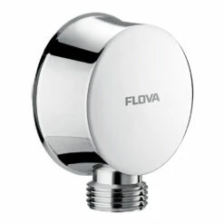 Flova Liberty Concealed Manual Mixer Valve With Overhead Shower & Slide Rail Kit - Chrome -TAP WAREHOUSE Shop flova liberty wall outlet elbow chrome kil120